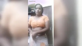 Married Bhabhi Stripping Naked Showing Everything On Camera