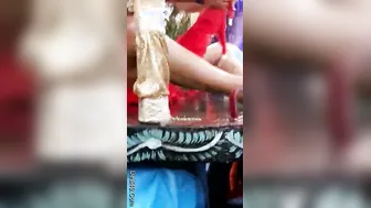 Busty Desi Bar Dancer Showing Her Massive Natural Melons On Stage
