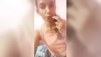 Sweet Desi GF Shyly Showing Her Natural Boobs On Video Now