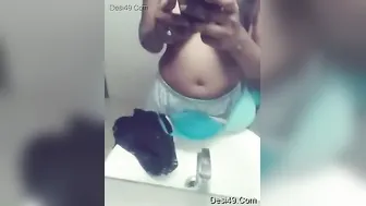 My GF Stripping Topless And Sending Me Selfies From Home