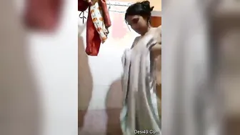 Horny Married Indian Bhabhi Soaping Her Body In Bathroom Secretly