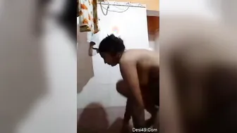 Horny Married Indian Bhabhi Soaping Her Body In Bathroom Secretly