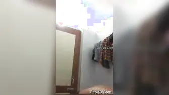 Cute Bengali GF Caught Bathing Naked By Hidden Phone Cam