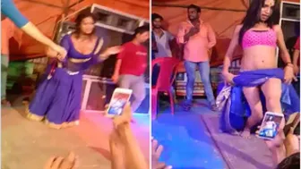 Horny Desi Trans Babe Dancing Naked Showing Everything She Has Hot