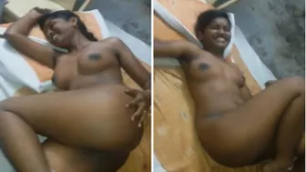 Tamil Babe Letting Her Lover Film Her Naked Body Up Close For Him