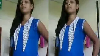 Cute Desi Teen Stripping Naked Showing Everything For Lover