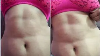 Indian GF Teasing In Pink Bra Before Getting Naked