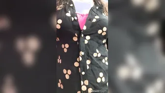 Indian GF Teasing In Pink Bra Before Getting Naked