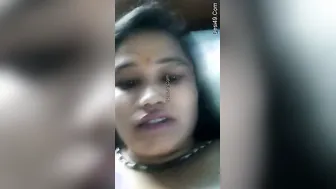 Tamil GF Pressing Her Tits And Fingering Her Pussy