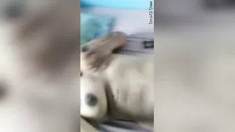 Tamil GF Pressing Her Tits And Fingering Her Pussy