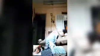 Married Bhabhi Exposing Herself During Naughty Video Chat