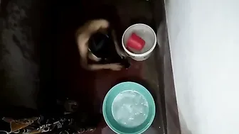 Hidden Cam Catches Innocent Girl Bathing Showing Everything