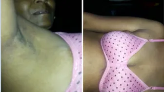 Village Bhabhi Teasing In Pink Bra Getting Ready For Devar