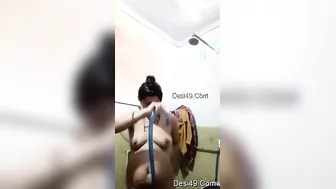 Horny Married Wife Soaking Wet Bathing Alone Caught On Camera