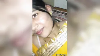 Sexy Married Bhabhi Getting Her Boobs Pressed And Squeezed Hard
