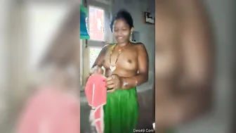Desi Village Wife Getting Dressed After Sex With Her Husband