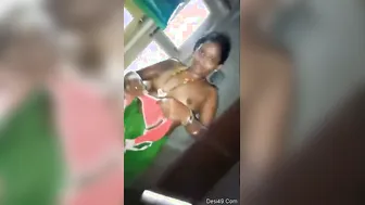 Desi Village Wife Getting Dressed After Sex With Her Husband