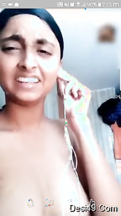 Sexy GF Bathing Naked During Hot Video Call Session