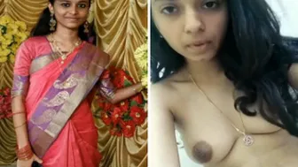 Cute Indian Babe Showing Off Her Perky Tits And Shaved Pussy