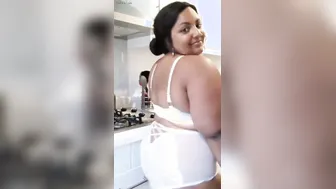 Big Titted Nri GF Flaunting Her Huge Natural Assets