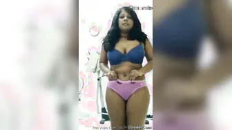 Desi GF Lifting Top Showing Off Her Perky Natural Boobs
