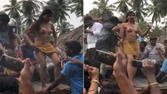 My Desi Trans Babe Dancing Seductively Stripping Off Everything