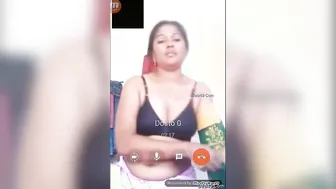 Horny Babe Flashing Her Tits And Pussy During Our Video Call