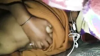 GF Playing With Her Soft Boobs Teasing Me Nonstop Today