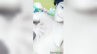 Village Girl Recording Her Nude Body To Send To Her Customer Guy