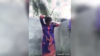 Shy GF Stripping Her Top Off Revealing Perky Boobs For Me