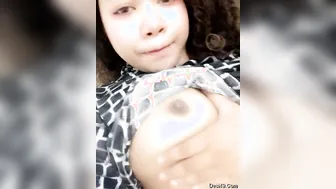 Innocent Looking Girl Revealing Her Perky Tits Shyly