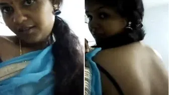 Bhabhi Unhooking Her Bra Exposing Her Heavy Breasts Slowly