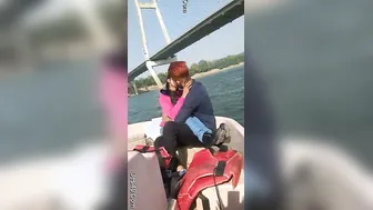 Romantic Desi Couple Getting Frisky On A Boat Ride Together