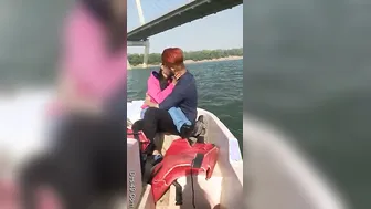 Romantic Desi Couple Getting Frisky On A Boat Ride Together