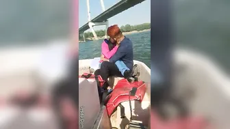 Romantic Desi Couple Getting Frisky On A Boat Ride Together