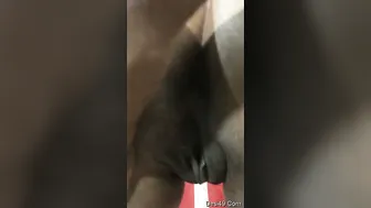 Horny Wife Showing Off Her Wet Pussy And Big Ass To Hubby