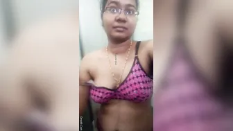 Desi Aunty Stripping Bikini Revealing Her Naked Curves At Home