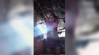 Village GF Showing Her Natural Tits And Tight Pussy
