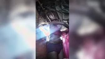 Village GF Showing Her Natural Tits And Tight Pussy