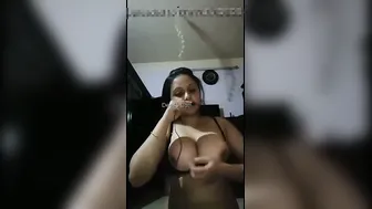 Married Boudi Teasing With Her Tits And Pussy On Video Call