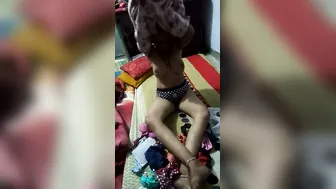 Bhabhi Trying On Sexy New Bra After Stripping Off Her Nighty