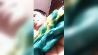Married Bhabhi Showing Off Her Massive Tits And Shaved Pussy