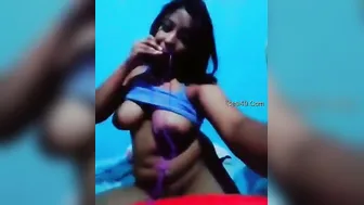 Desi Call Girl Stripping Naked Flashing Boobs Pussy On Live