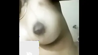 College GF Stripping Naked On Video Call For Her Man