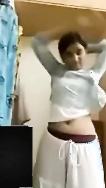 College GF Stripping Naked On Video Call For Her Man