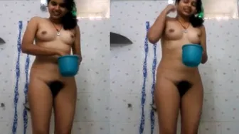Bihari Babe Soaping Up Her Curvy Body In The Shower For Me