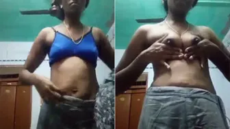 Telugu Aunty Exposing Her Big Tits For My Camera Tonight