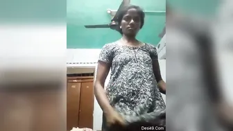 Telugu Aunty Exposing Her Big Tits For My Camera Tonight