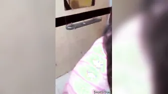Young GF Getting Dressed After Rough Session With Me