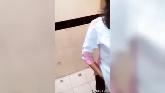 Young GF Getting Dressed After Rough Session With Me